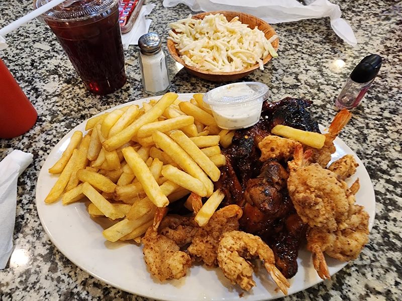 Pee Dee Steak House food